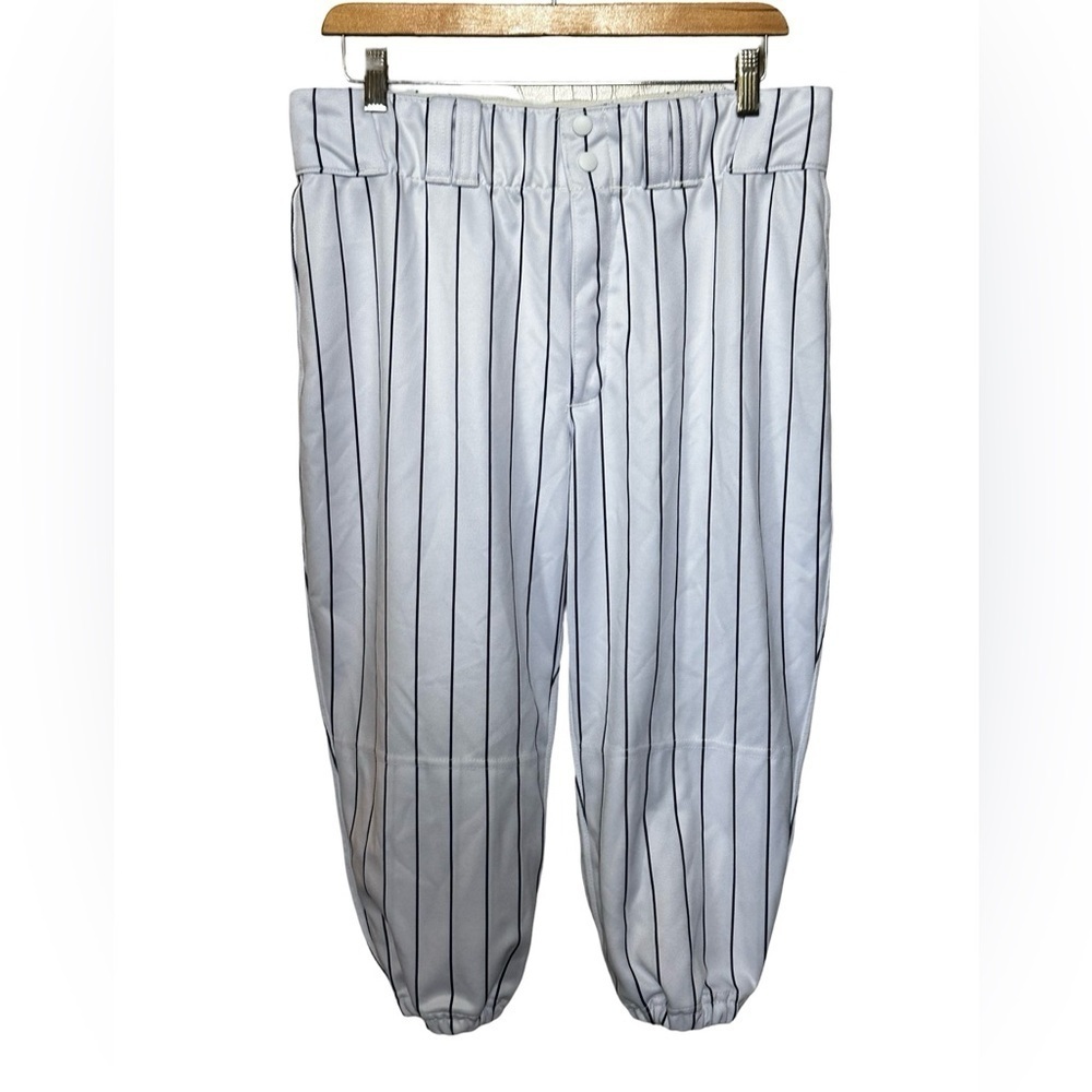 Evoshield Baseball Knickers Pants White Blue Striped Adult Large Waist 32”